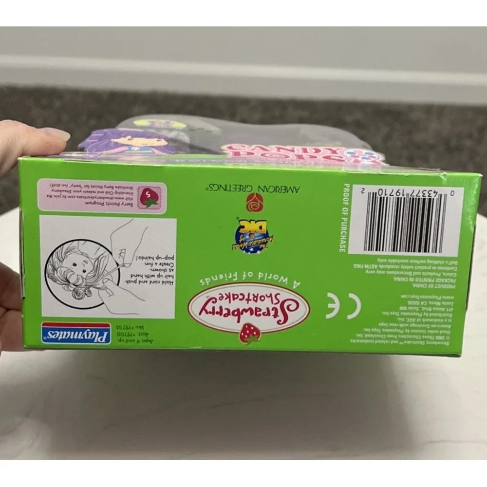 Playmates Strawberry Shortcake Candy Pops Rainbow Sherbet Doll NIB 2006‎